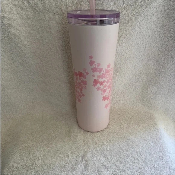 2 Starbucks Cherry Blossom Metal & Jelly Tumbler Set, new - Picture 3 of 8